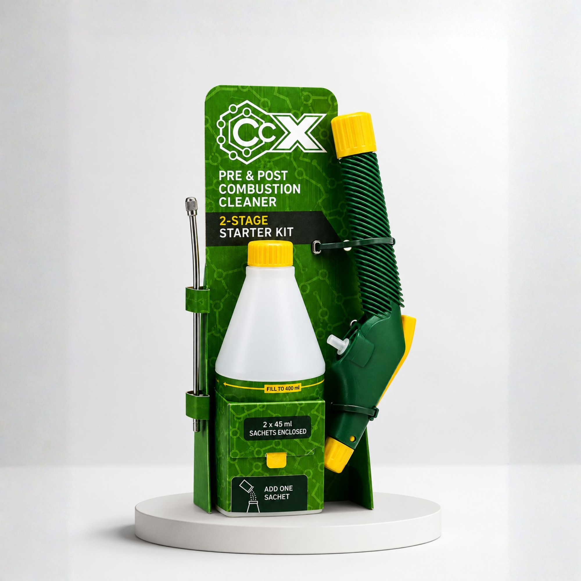 CCX Pre and Post Combussion Cleaner In A Professional Setting